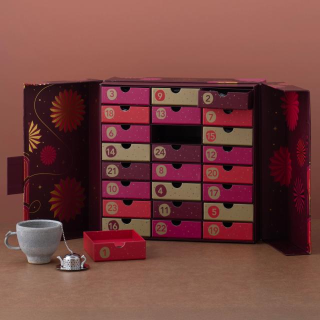 whittard loose leaf tea advent calendar open