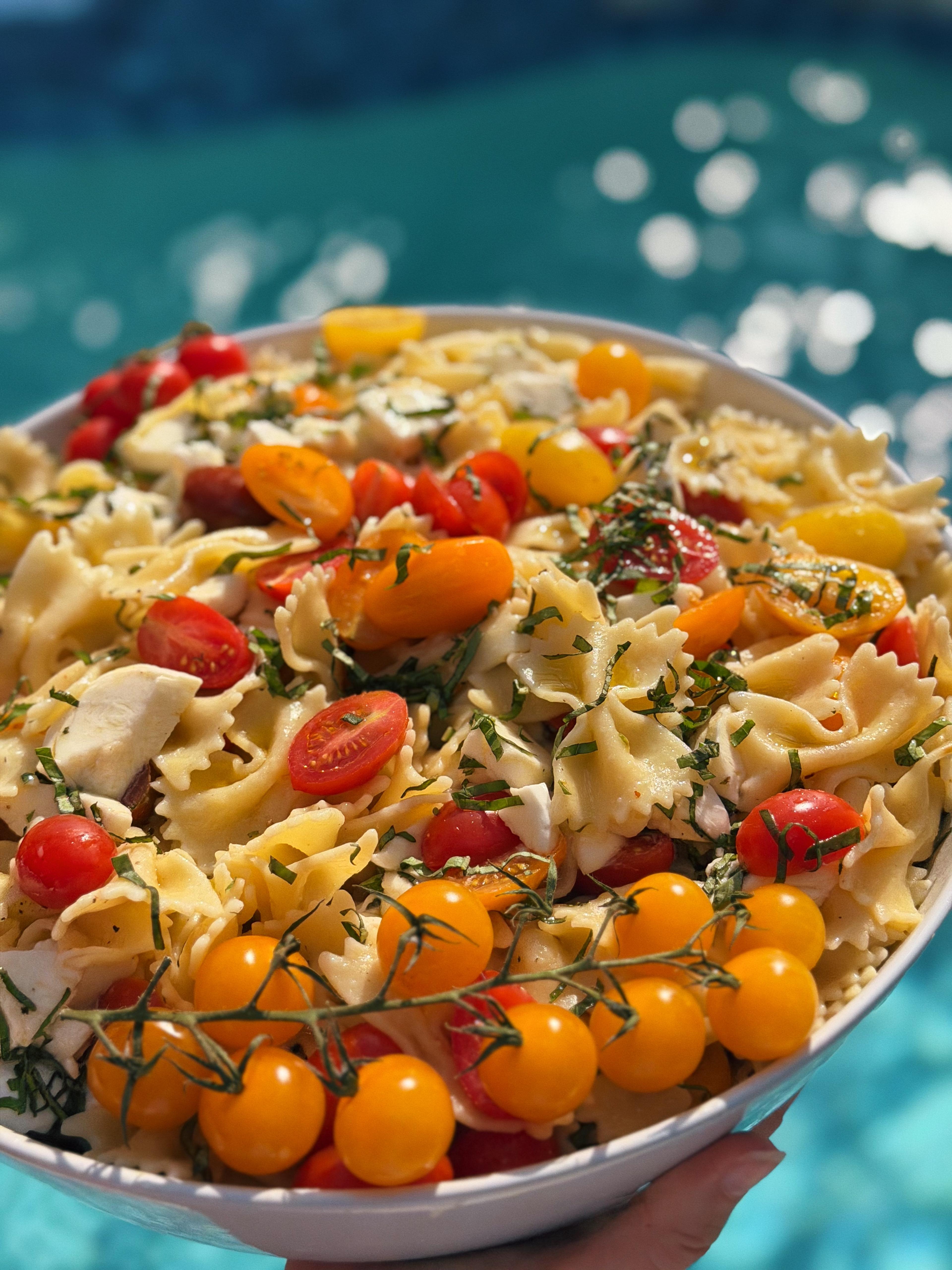 pasta salad with orange dressing Strawberry Spinach Pasta Salad with Orange Dressing
