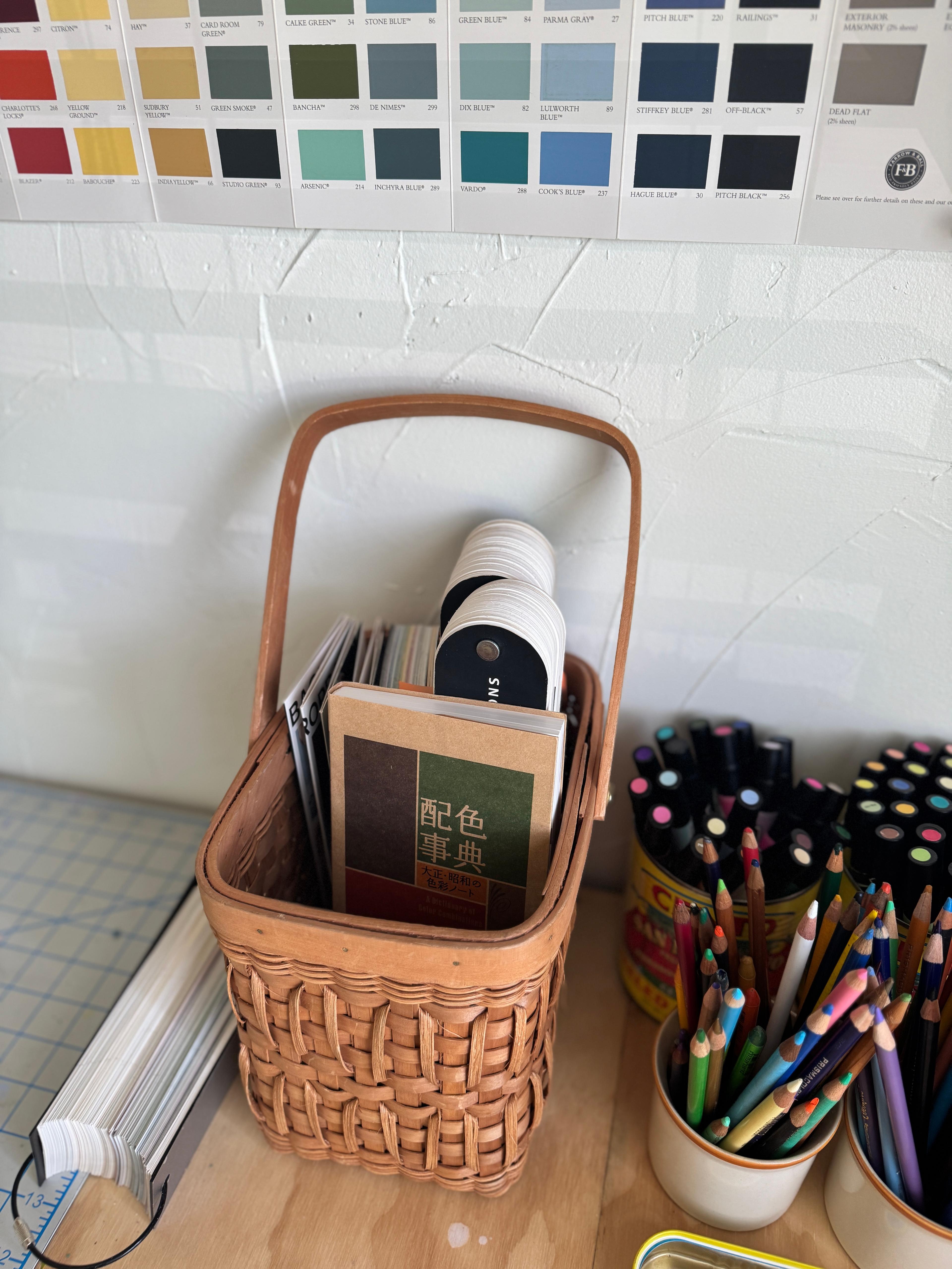 book in basket