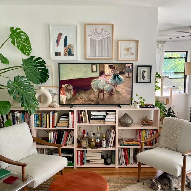 gallery wall over couch