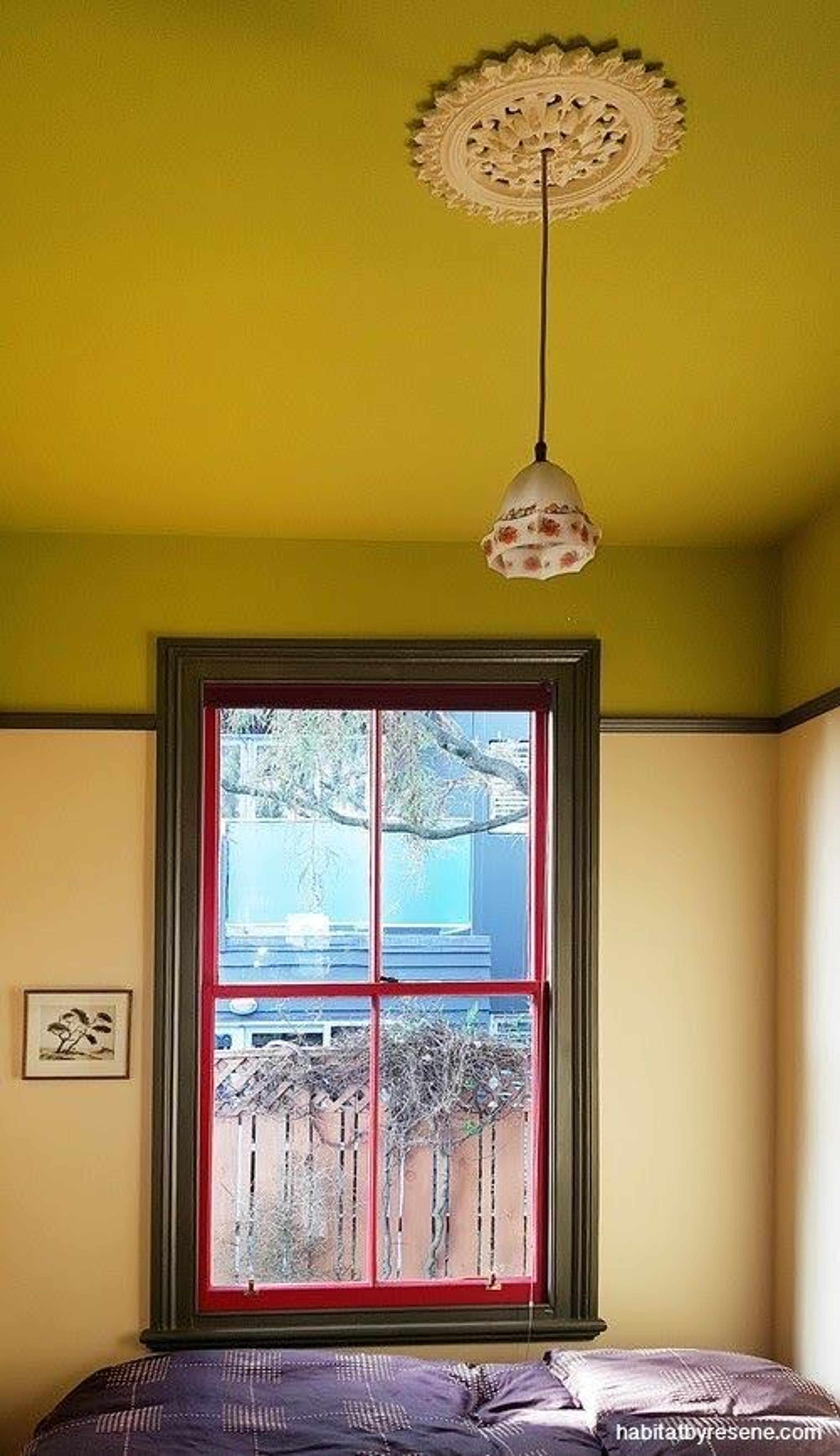 chartreuse wall