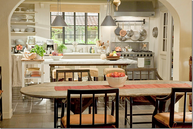 kitchen from Nancy Meyer's film It's Complicated