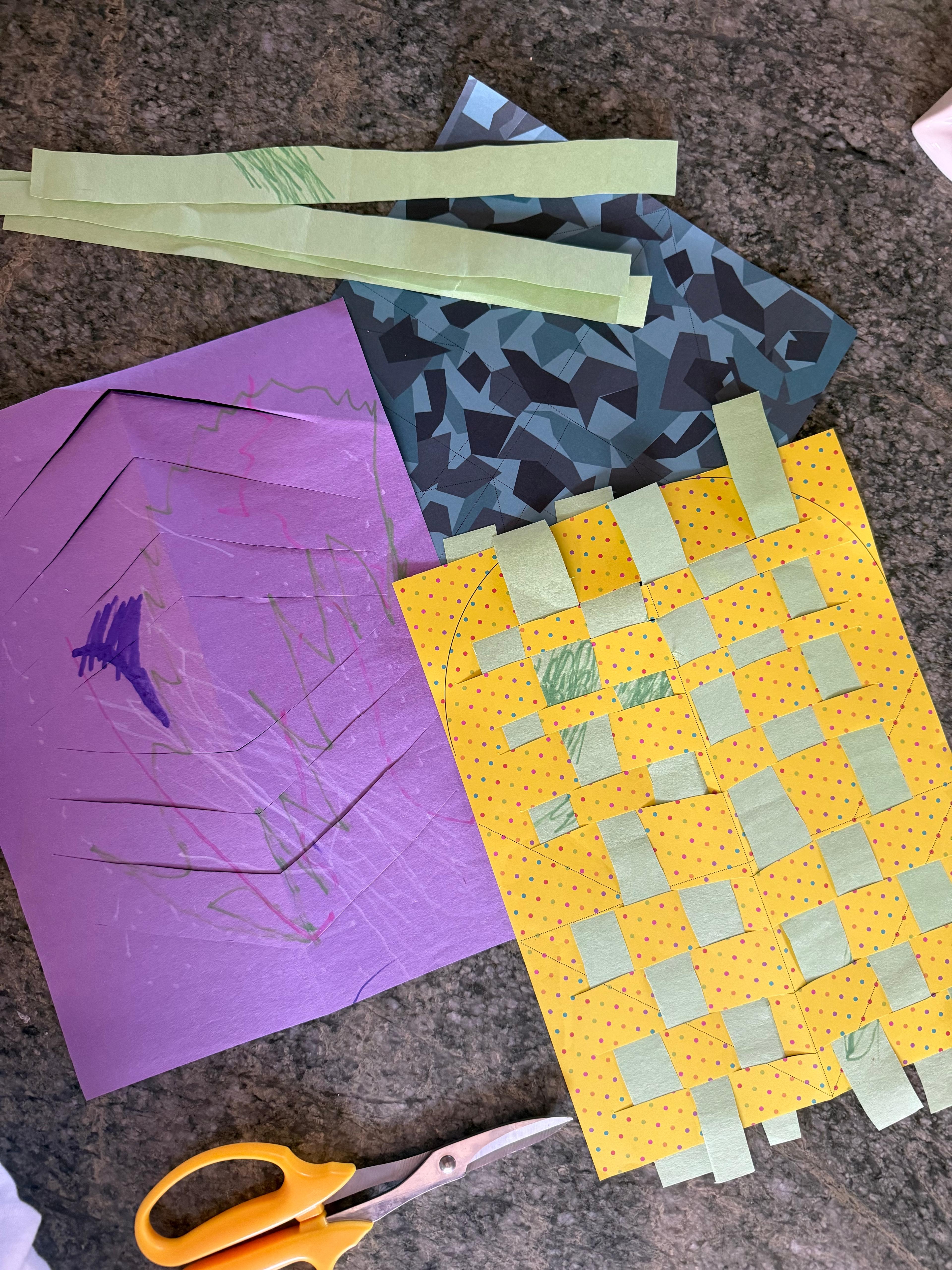 paper weaving craft