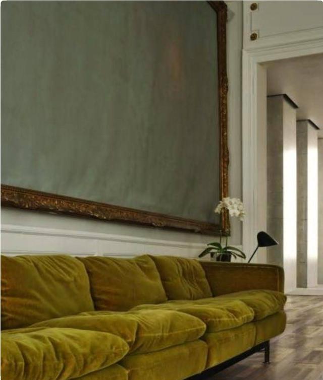 chartreuse couch