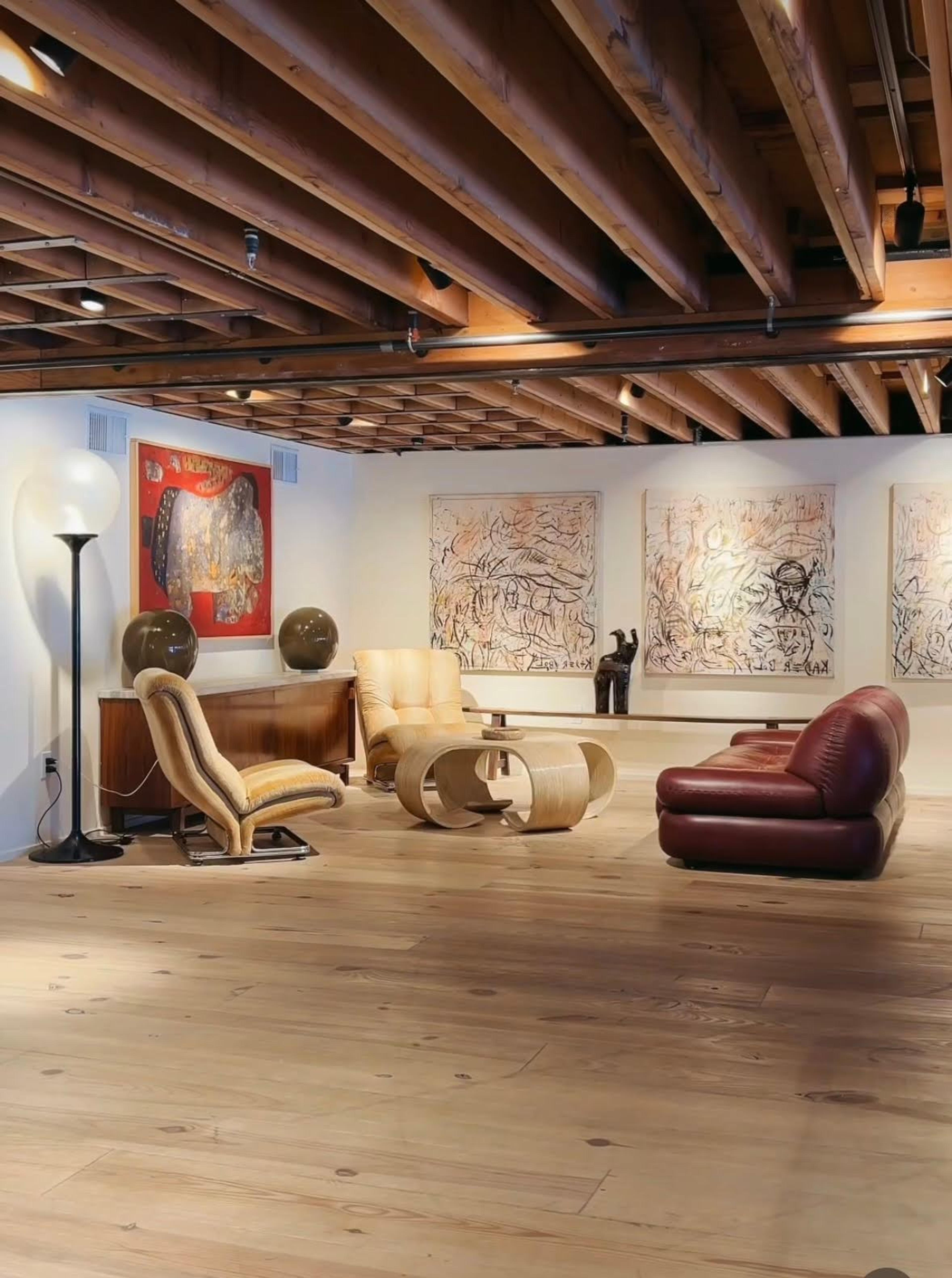 inside vintage furniture store