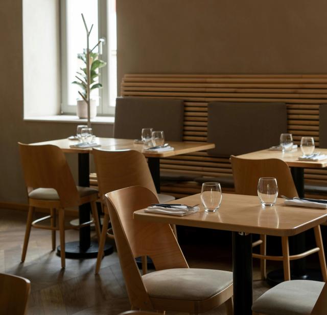 plain restaurant interior