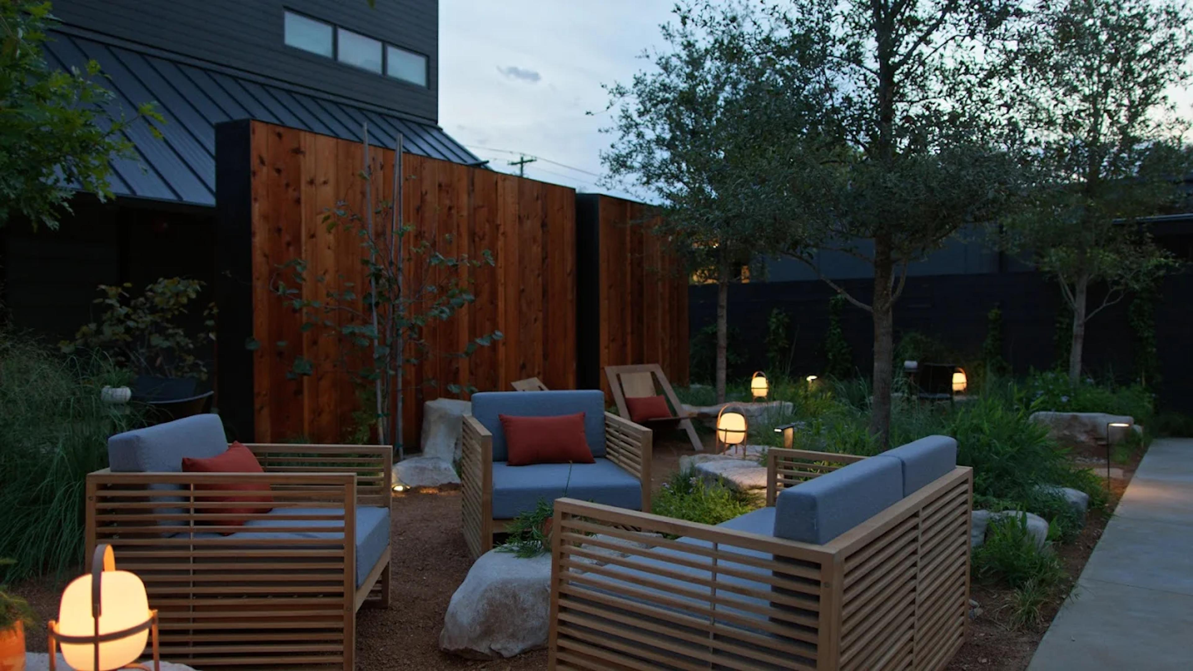 Frame Hotel patio