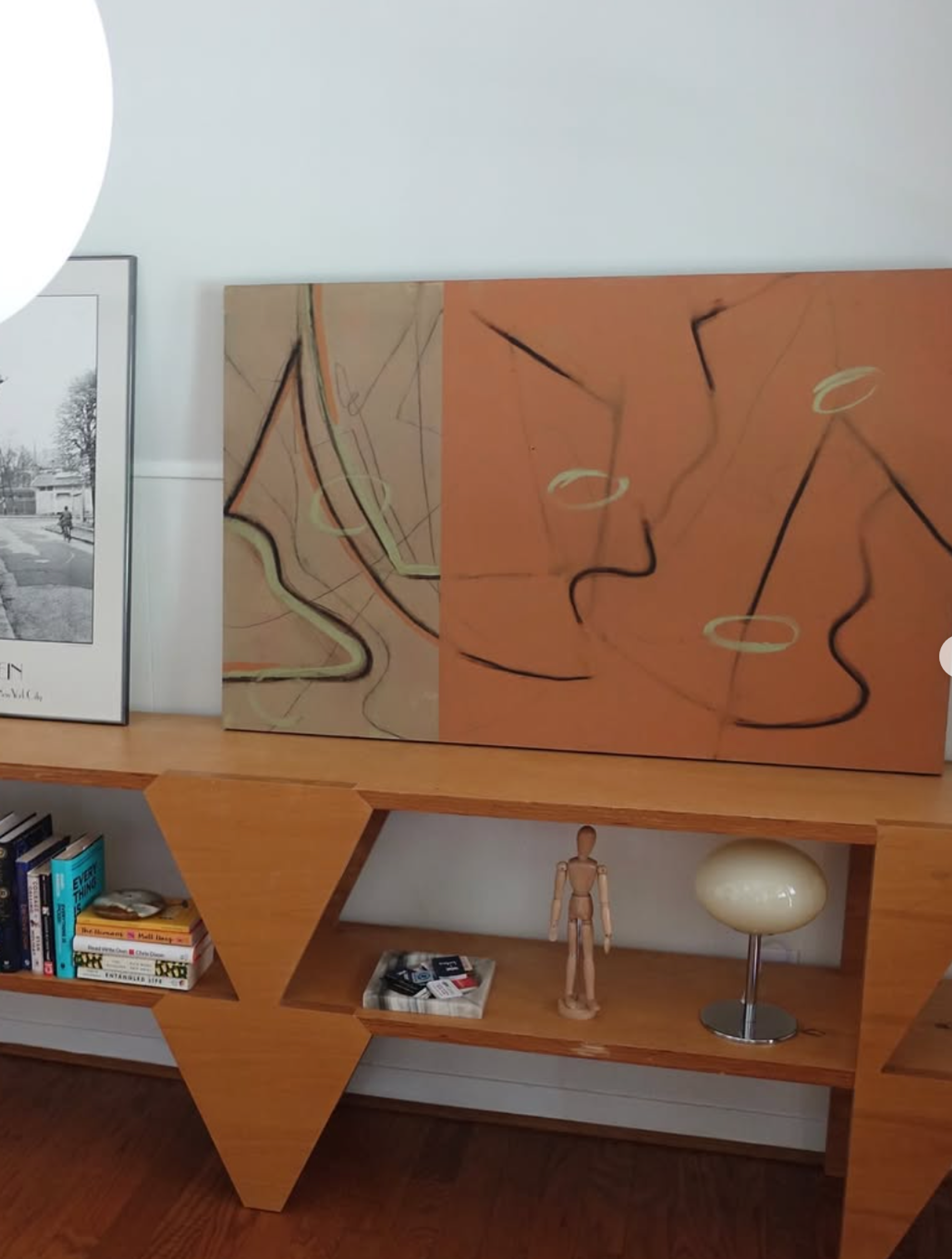 vintage art piece and print