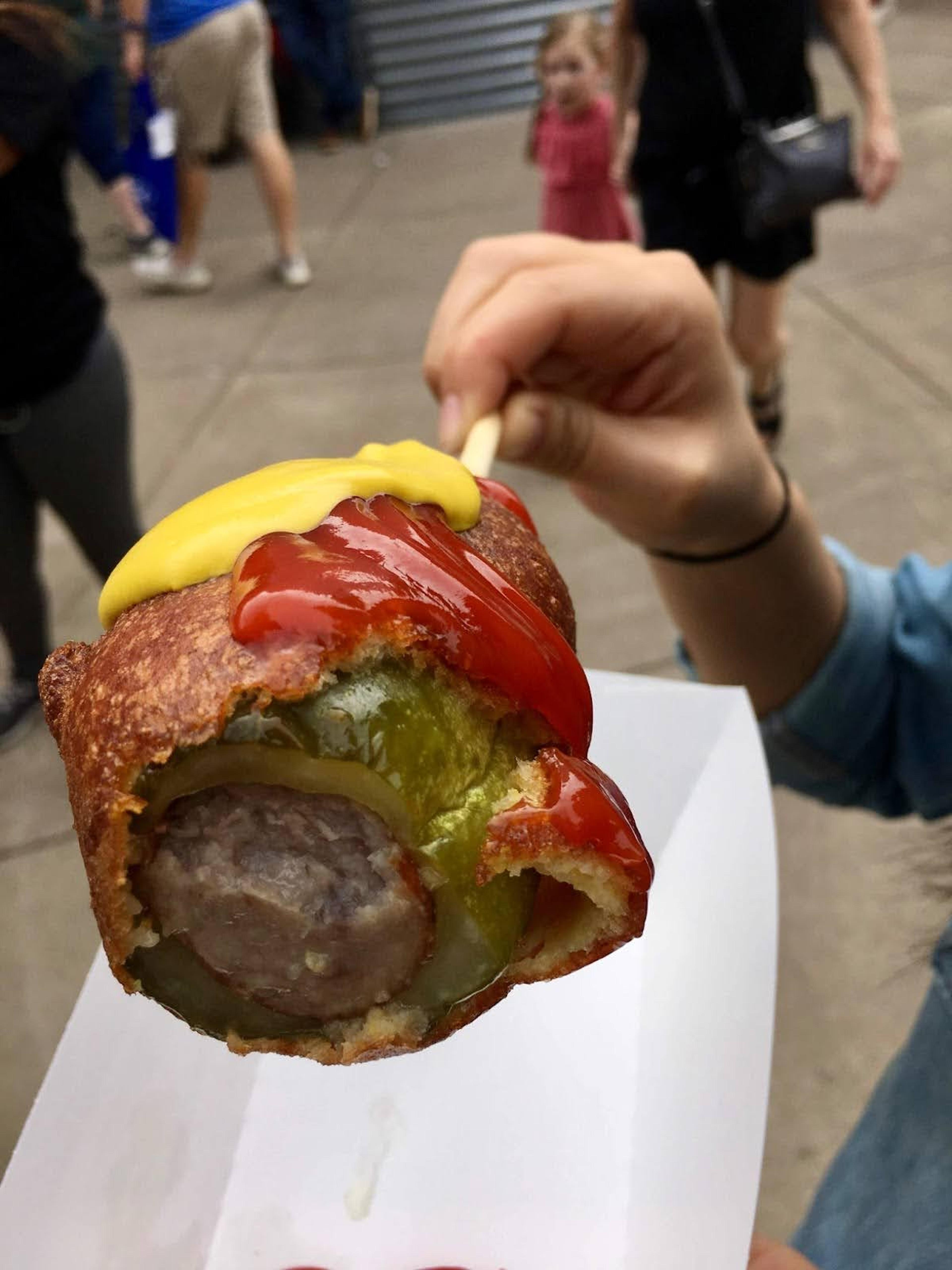 fried corndog