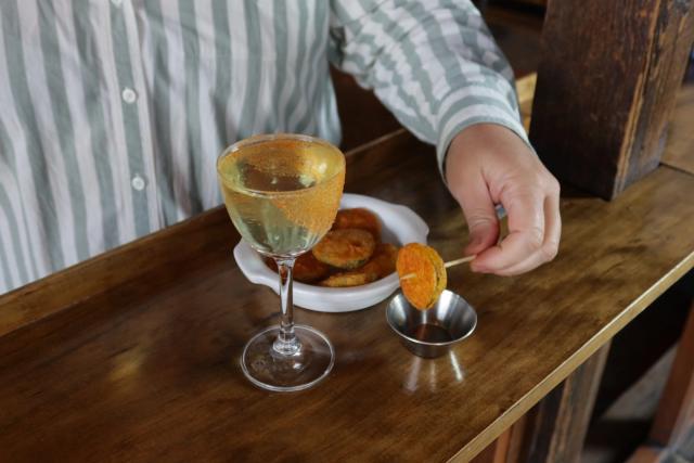 Fried Pickle Martini from Porchlight