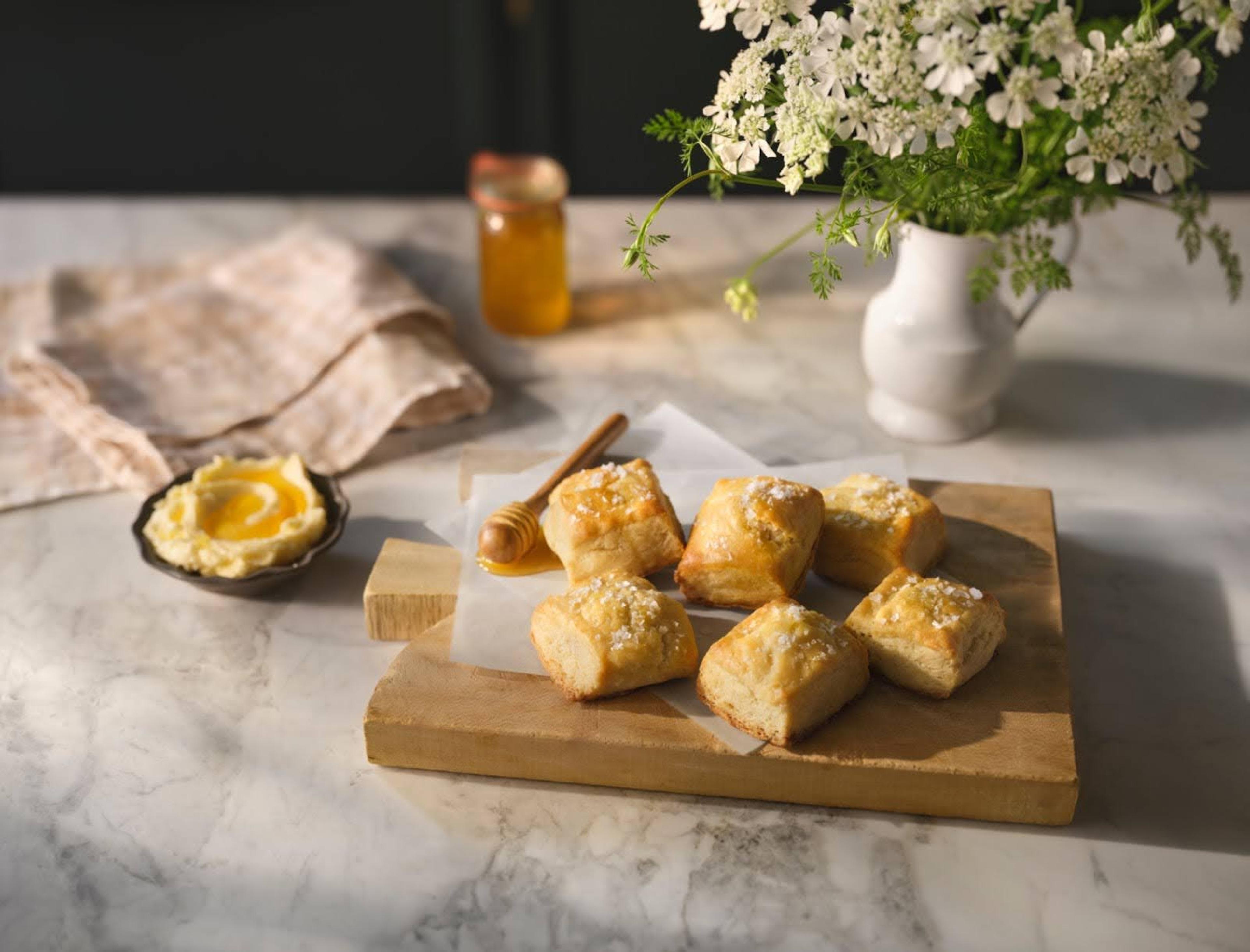 biscuits on table