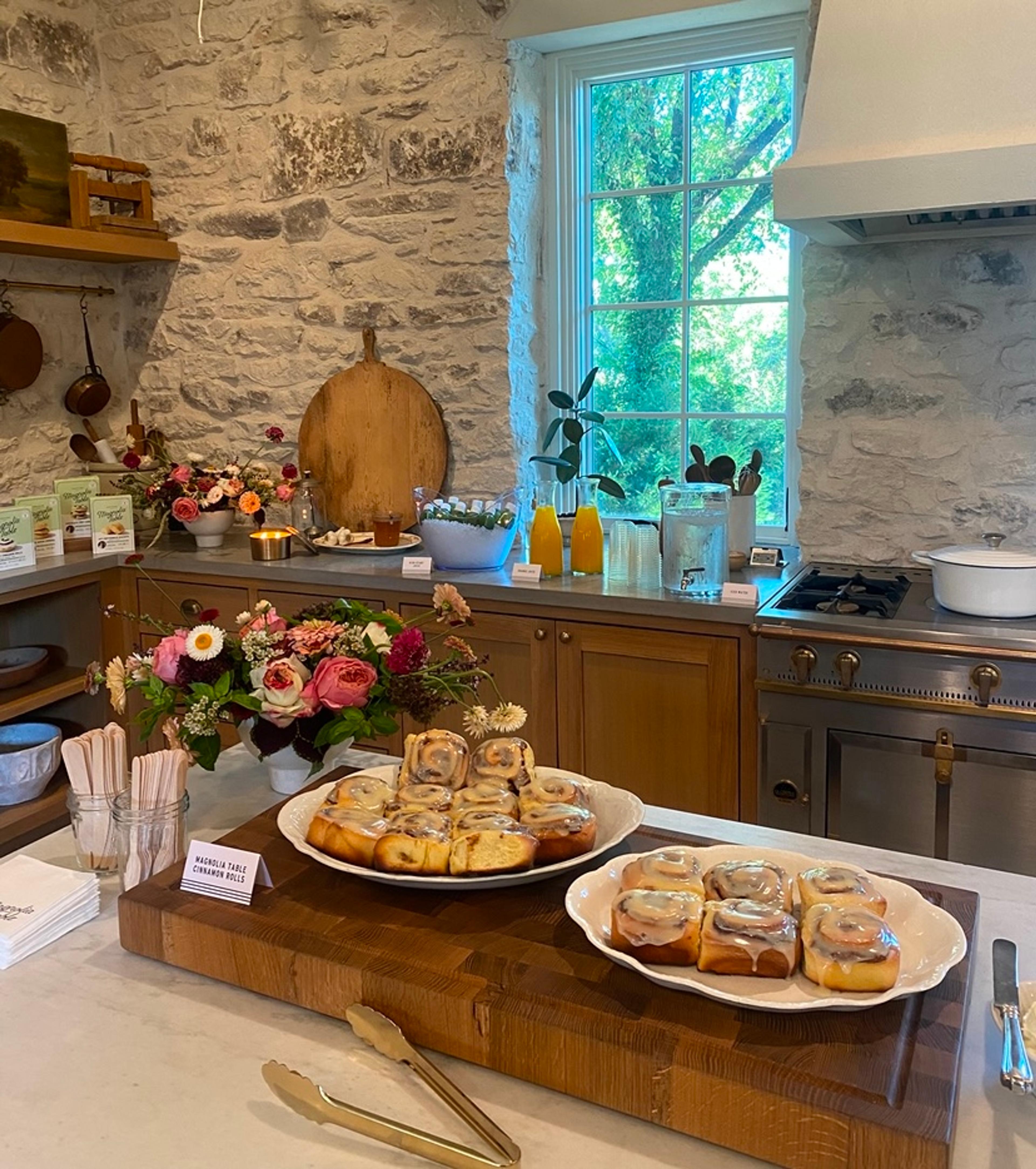 Magnolia table cinnamon rolls
