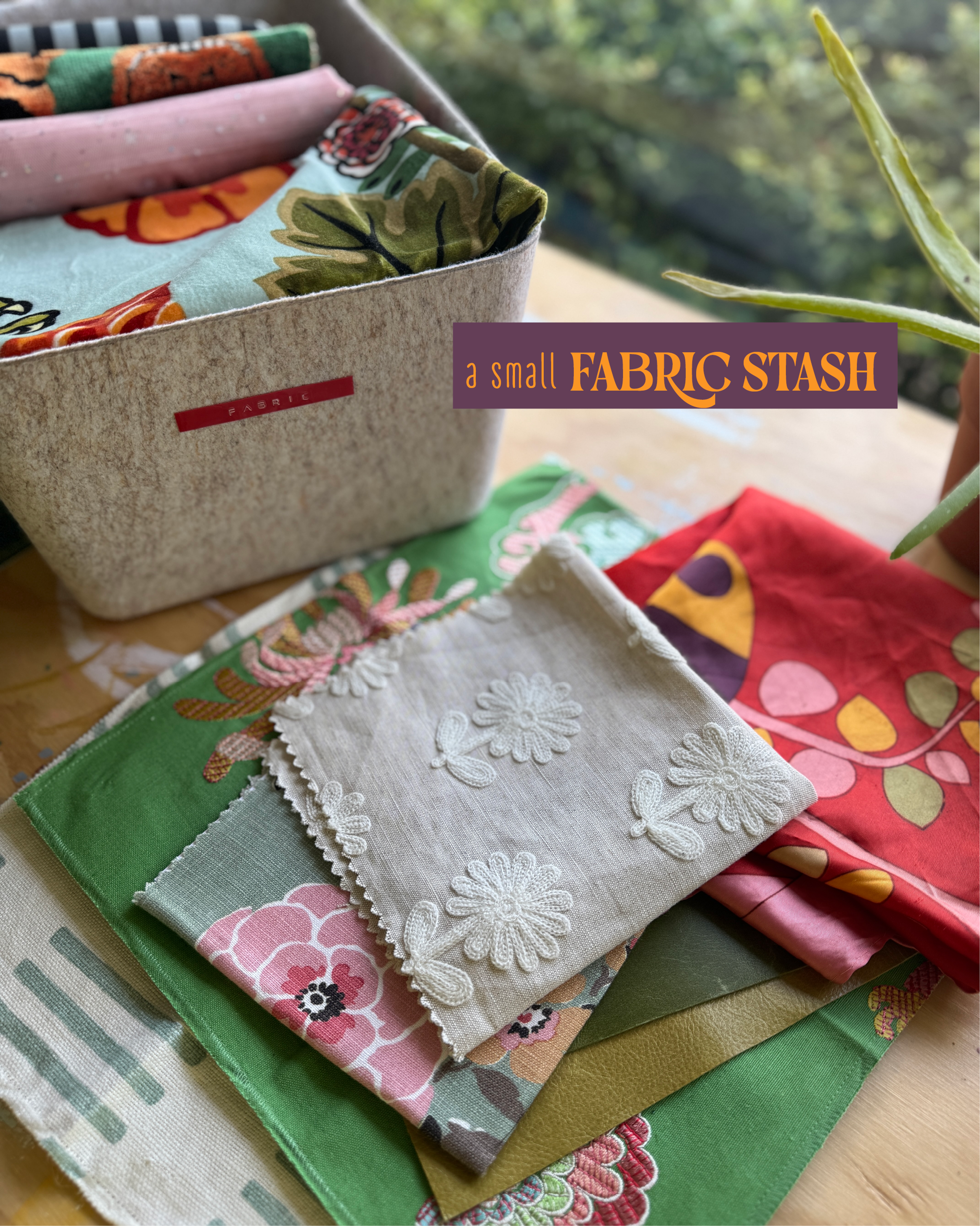 fabric stash