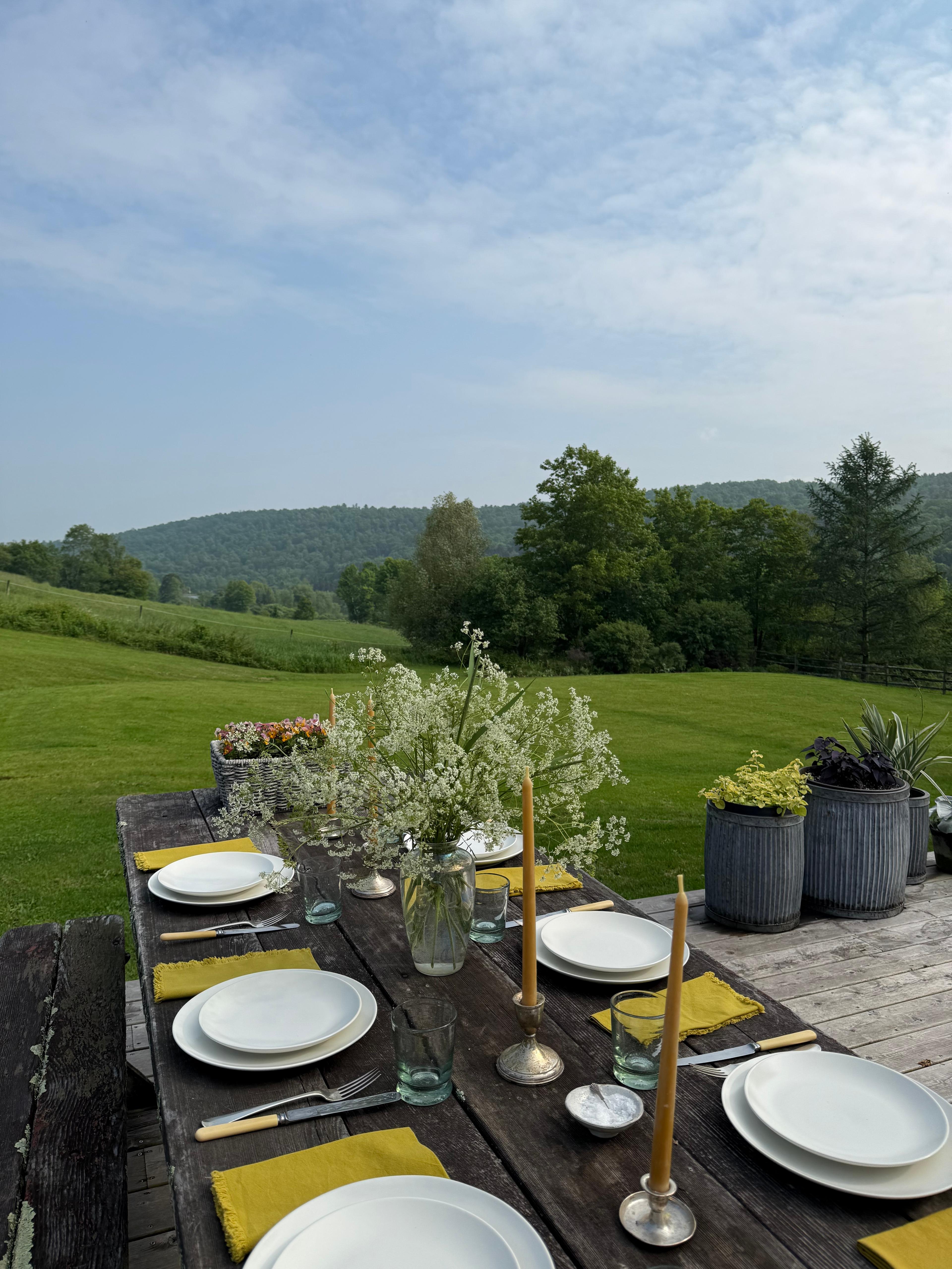 outdoor table