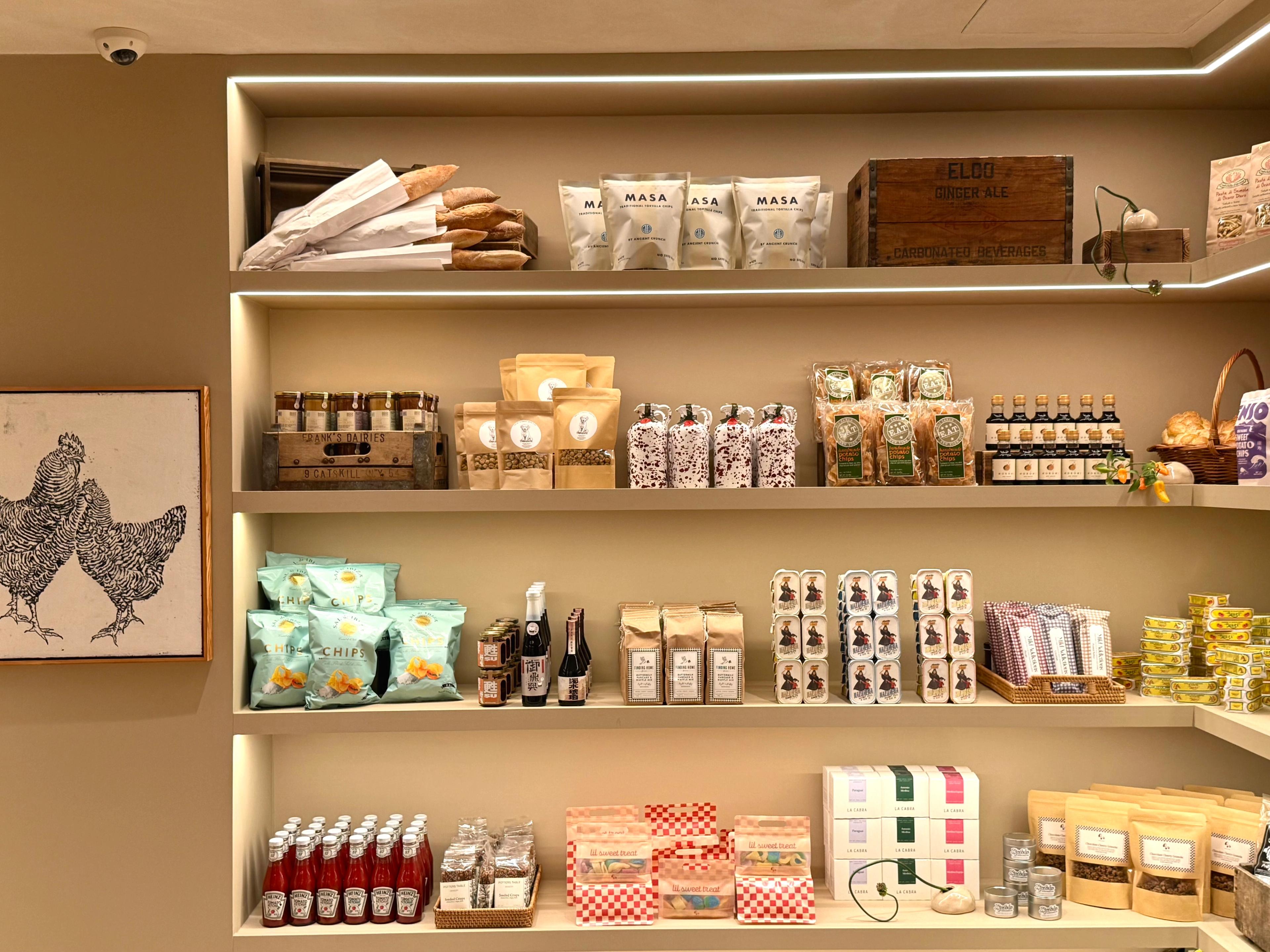 inside Meadow Lane's CPG snack section
