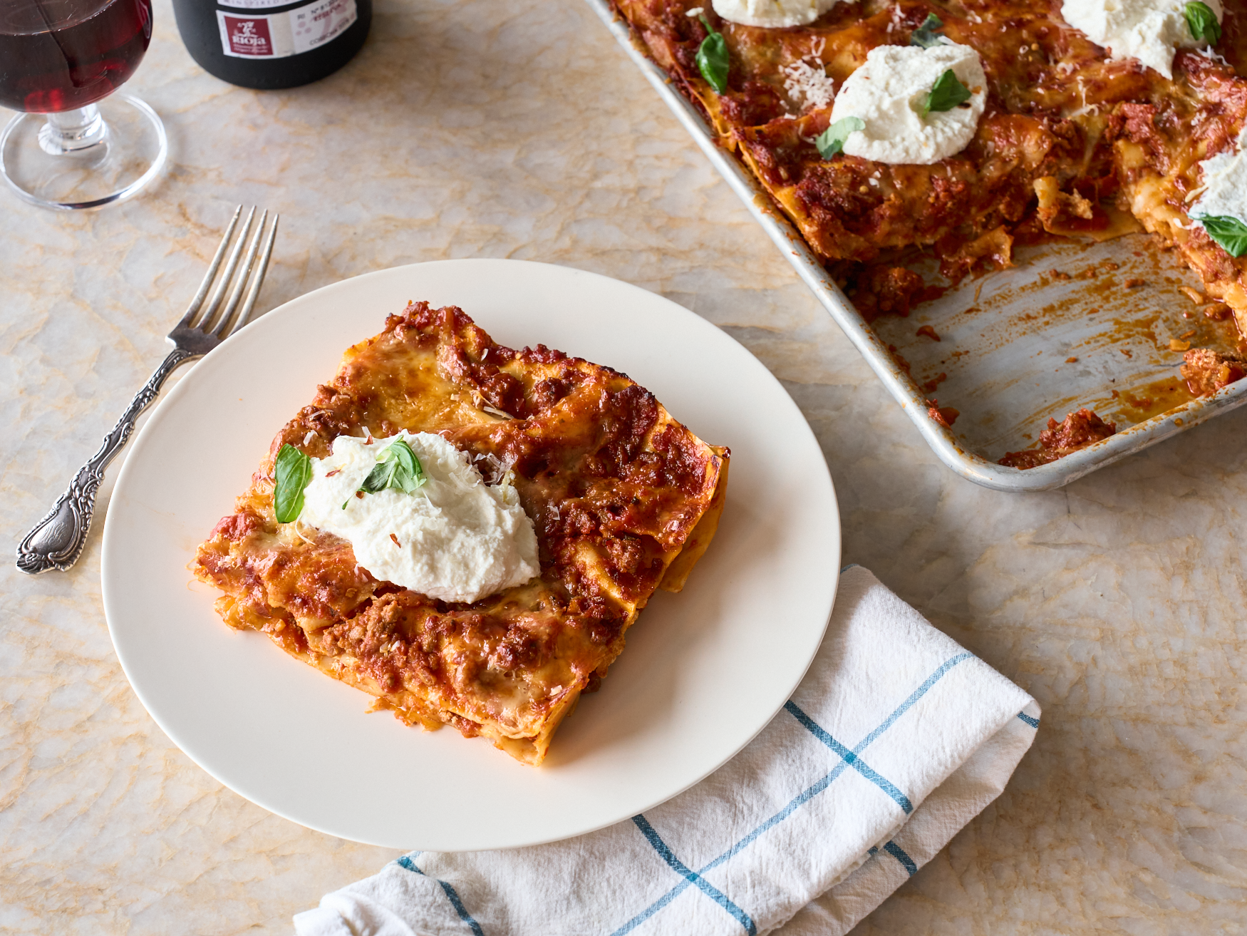 Sheet Pan Lasagna