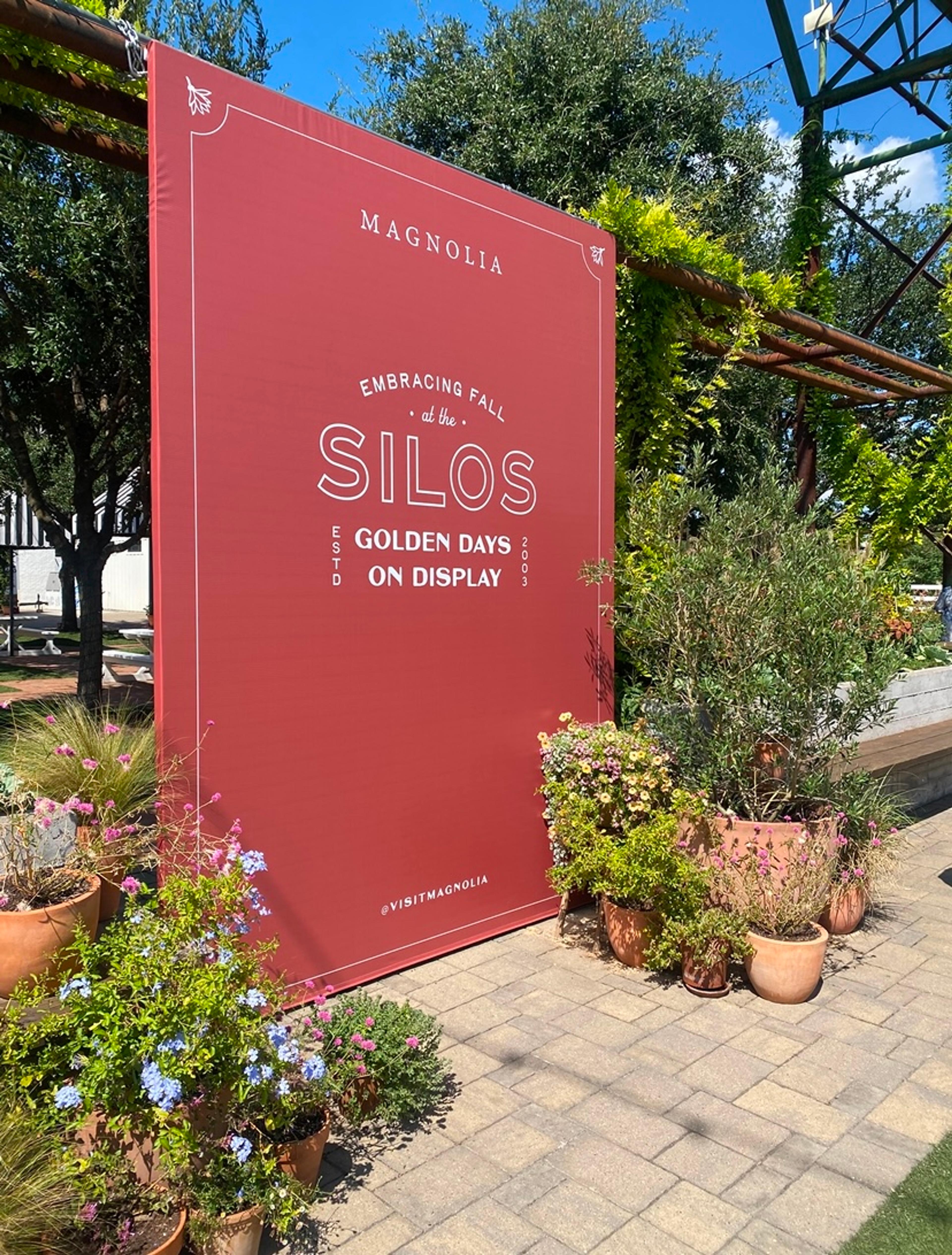 Magnolia Silo sign in Waco, Texas