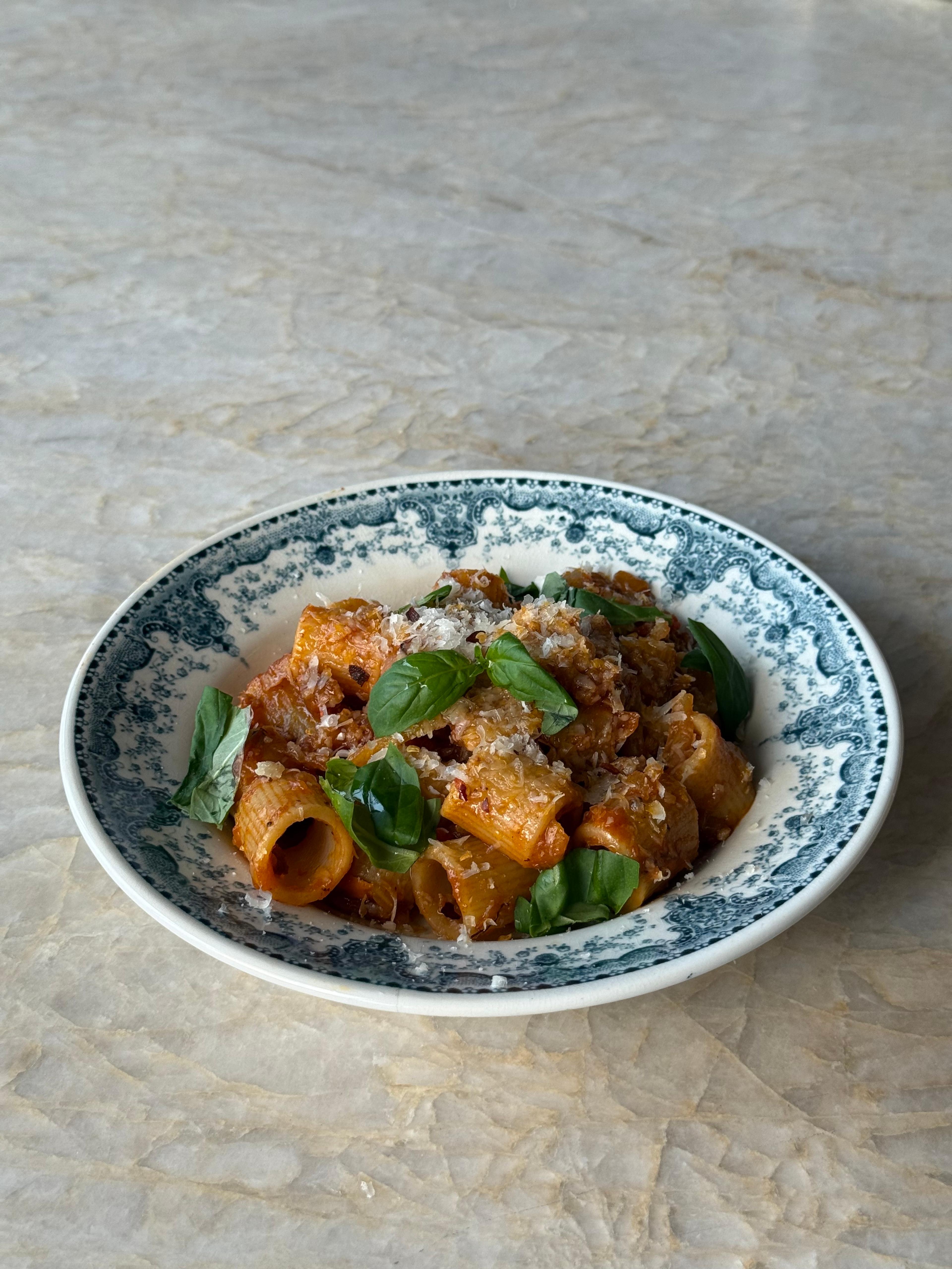 Spicy Rigatoni With Fennel Sausage Ragu
