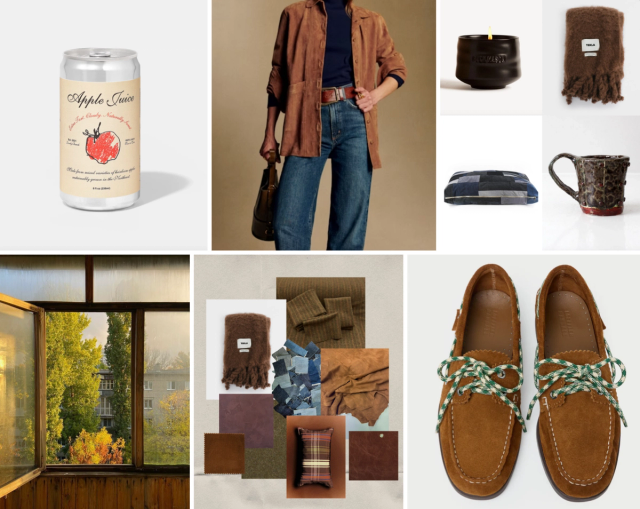 fall mood board on pinterest