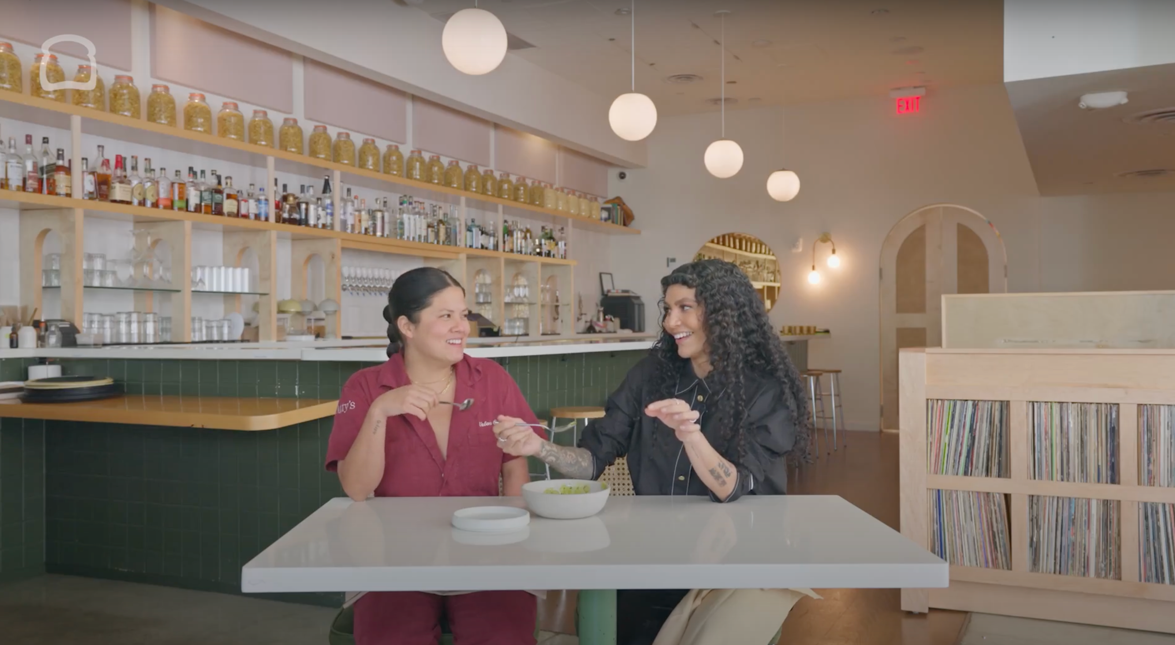 Sophia roe and another chef chatting in Toast Inc's new series, Signature Dish