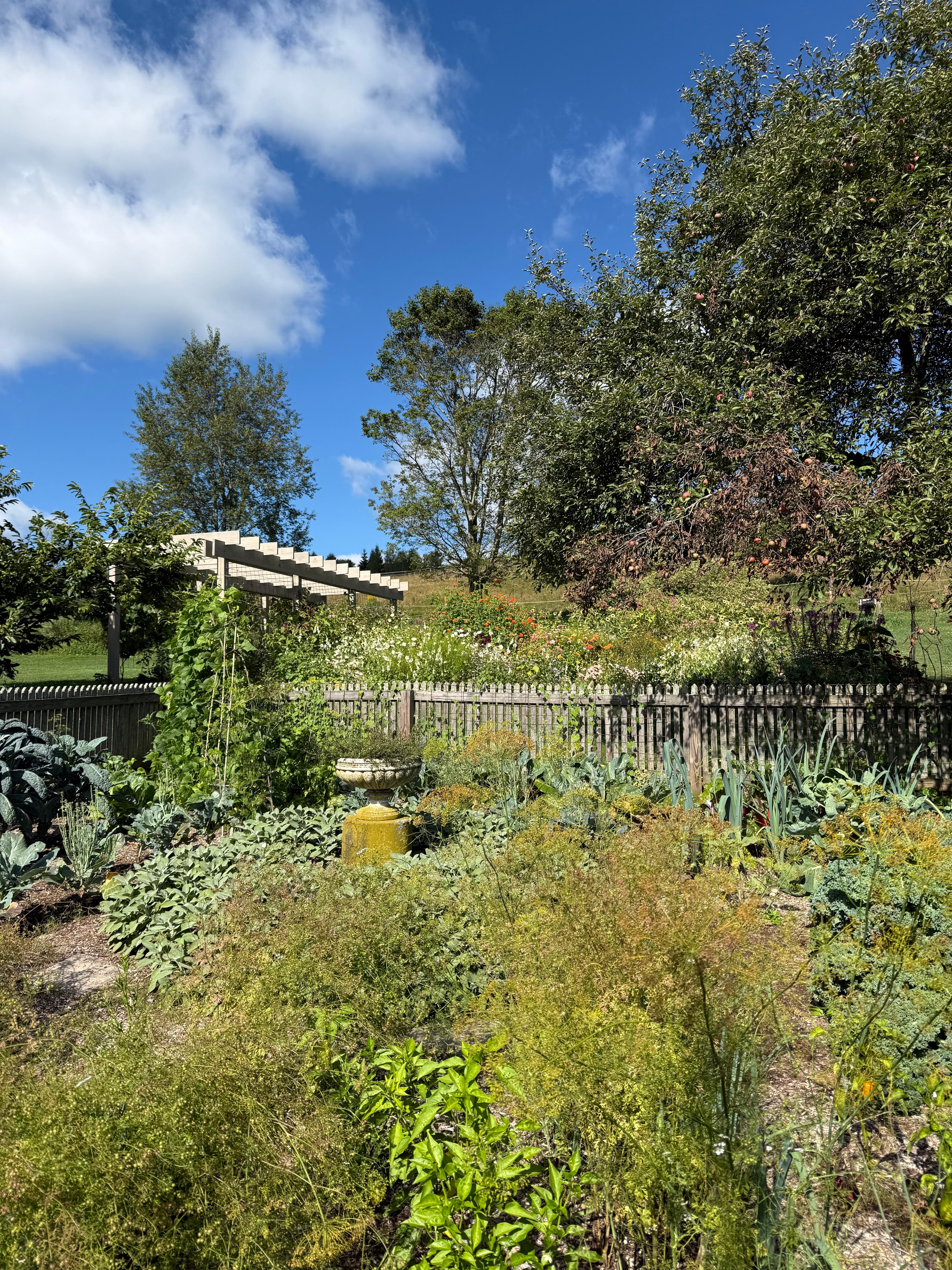 Upland farm garden