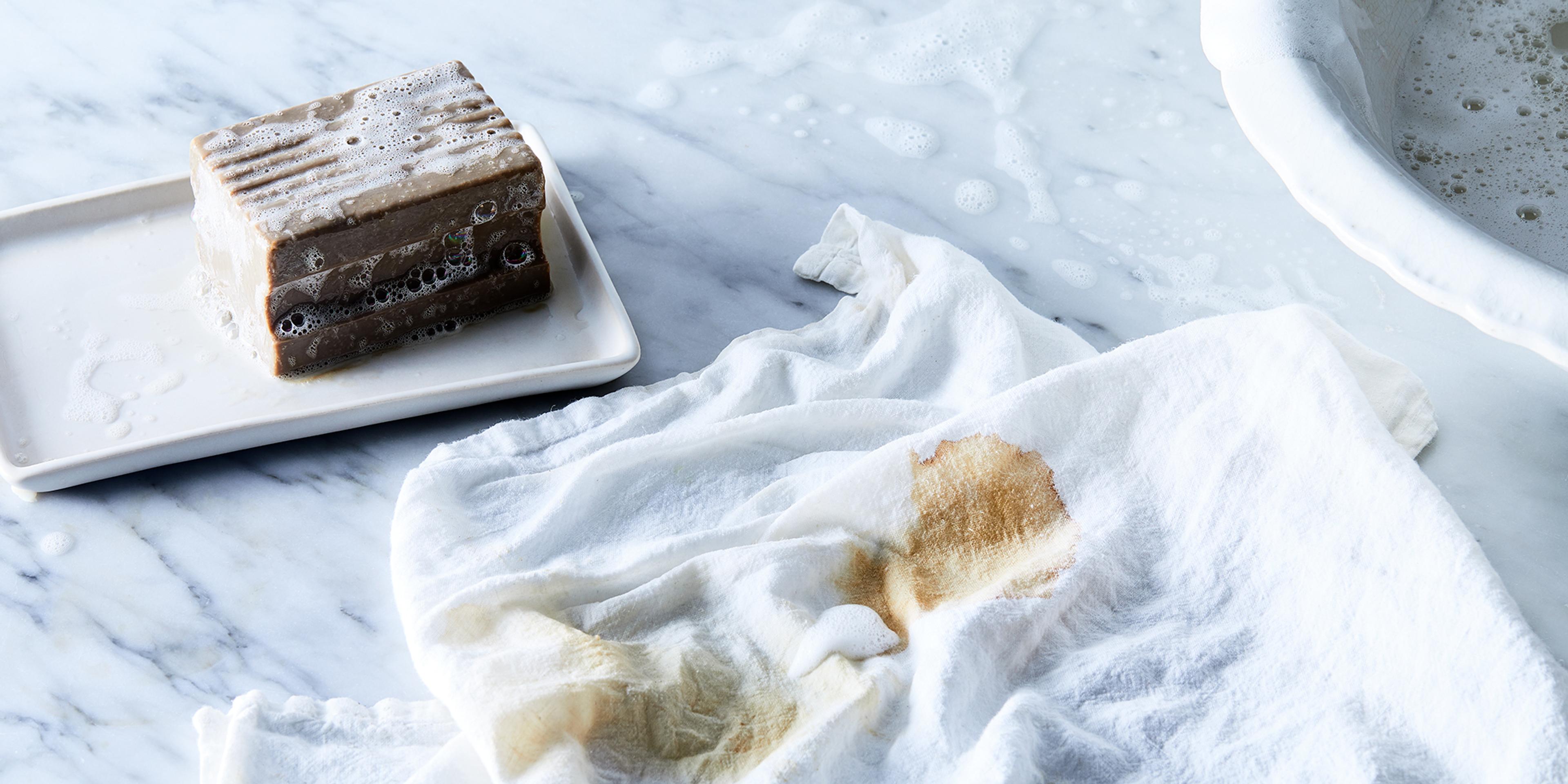stain on white cloth
