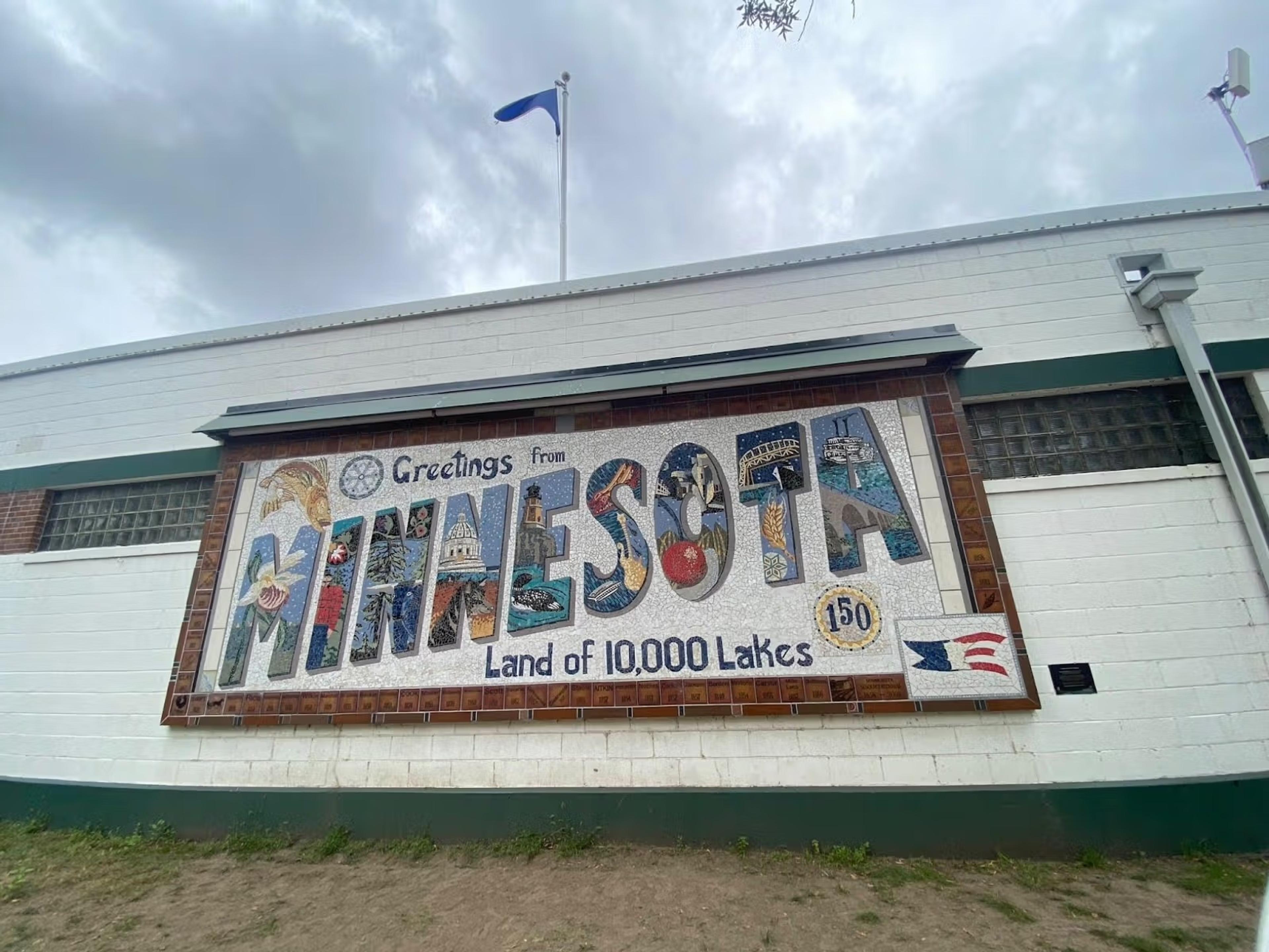 welcome to Minnesota state fair sign