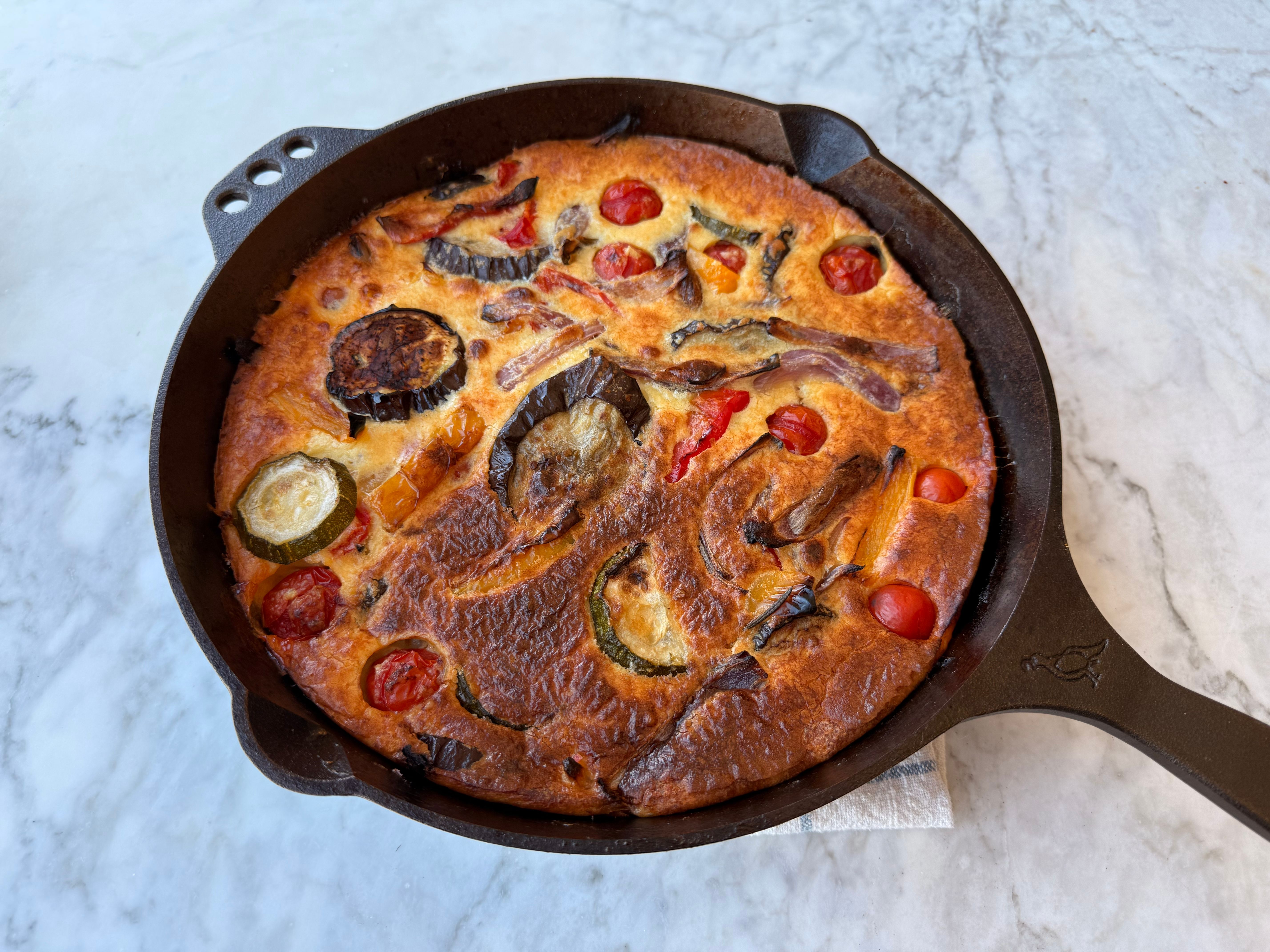 Clafoutis aux Légumes d’Été (Summer Vegetable Clafoutis)