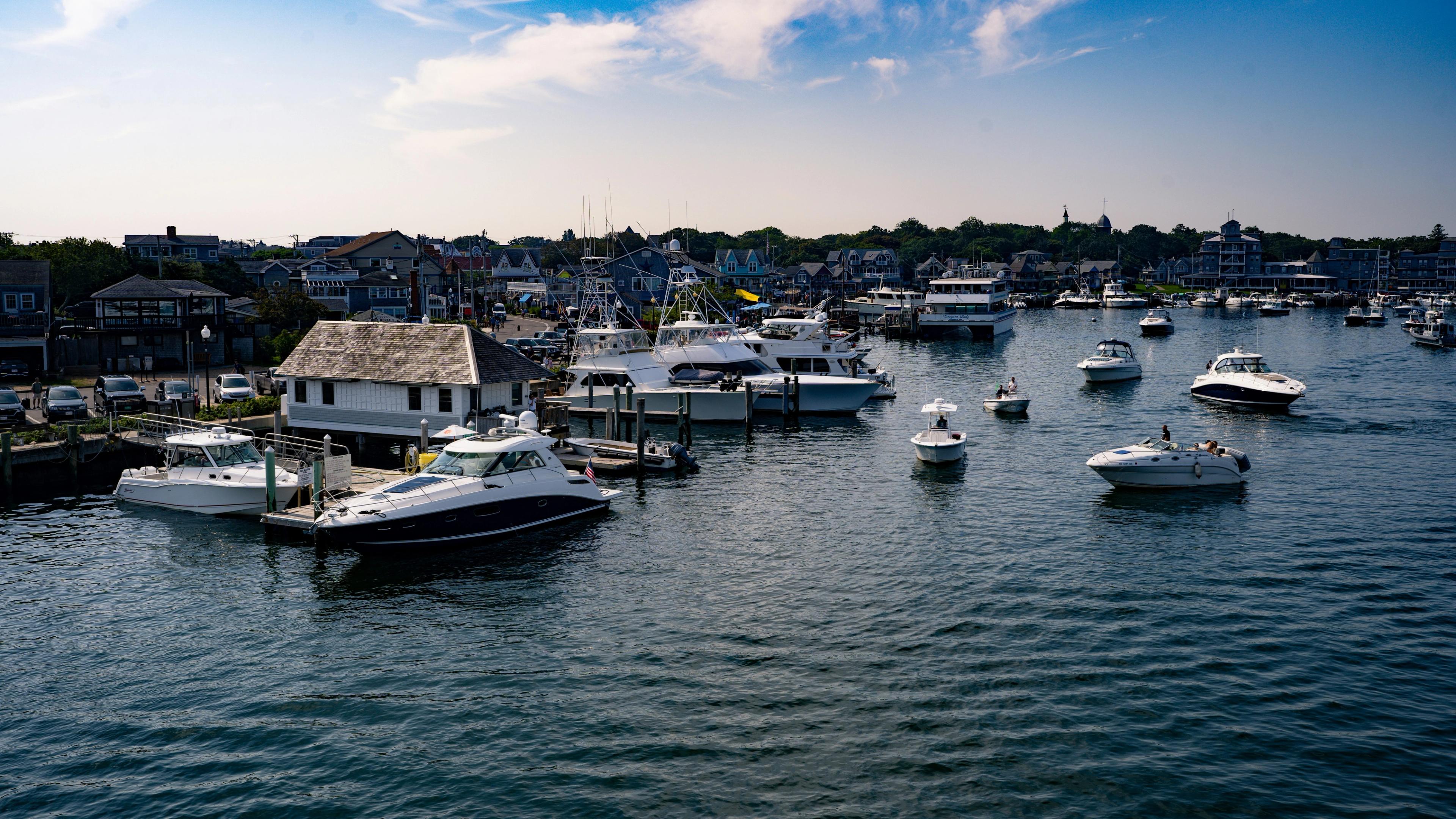 harbor on Martha's Vineyard, Massachusetts, USA