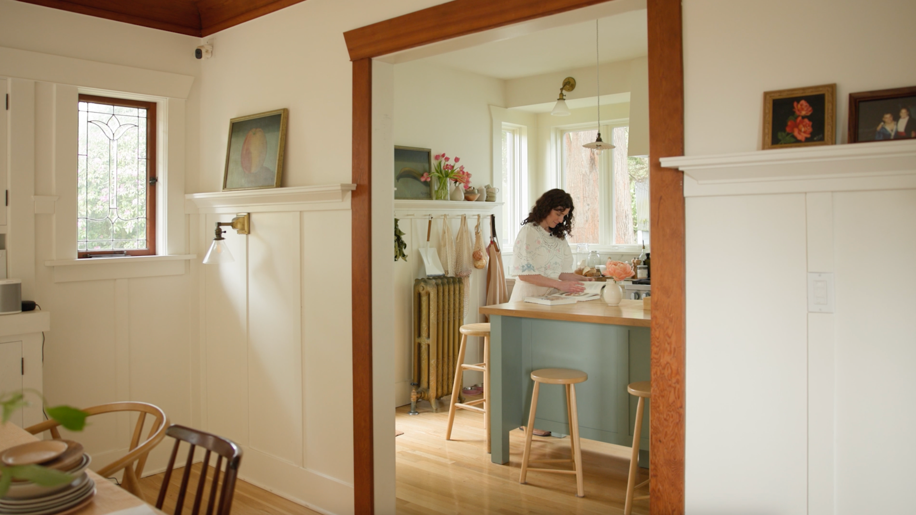 in kitchen