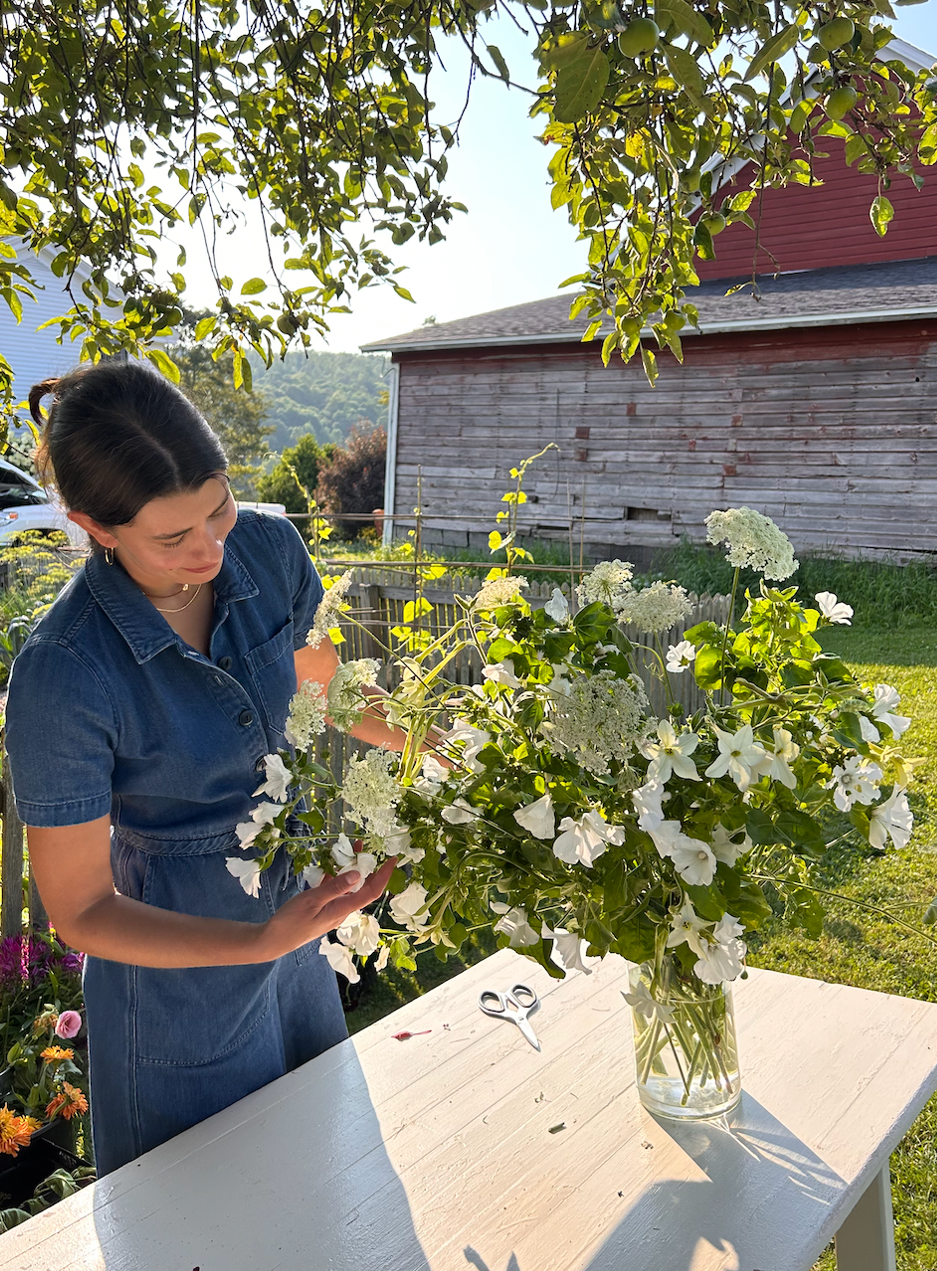 Alexis flower arranging
