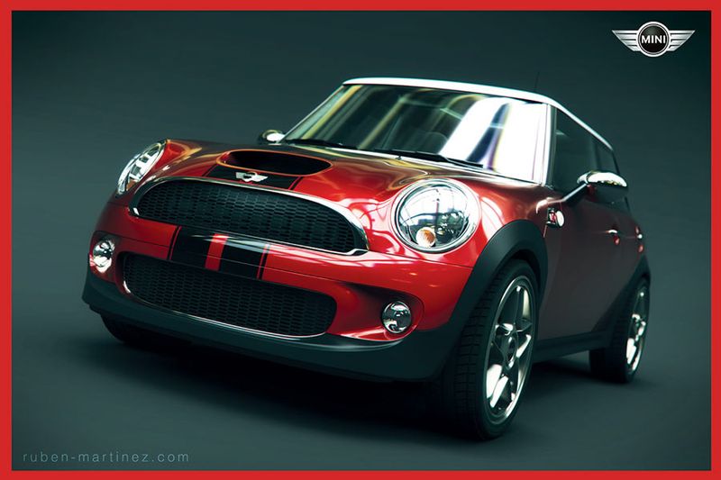 Mini Cooper S '08 — 3D Modeling