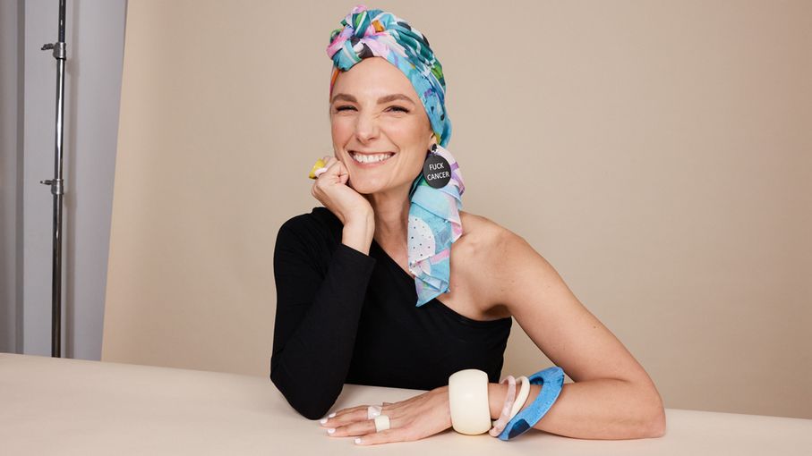 Bravery Co. Founder Emily Somers Head Scarf
