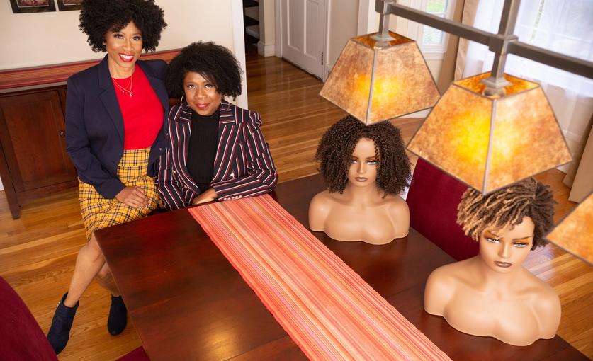 Dianne Austin and her sister Pamela Shaddock, the co-founders of Coils to Locs.