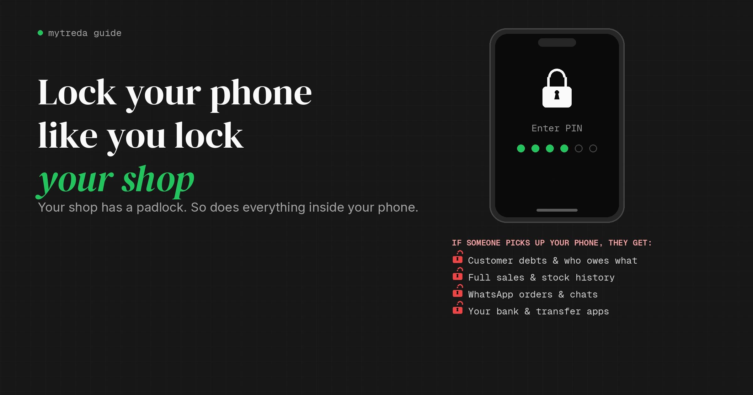 You Lock Your Shop Every Night. Is Your Phone Locked?