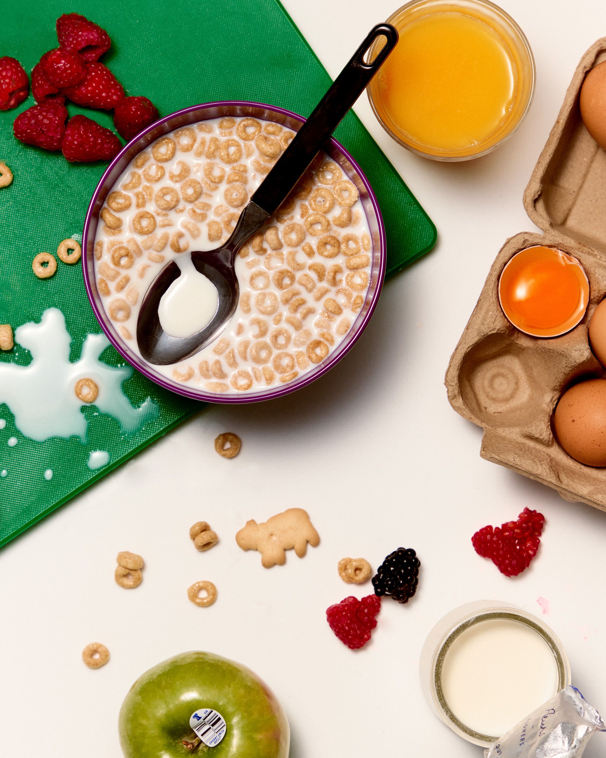 Spilled cereal