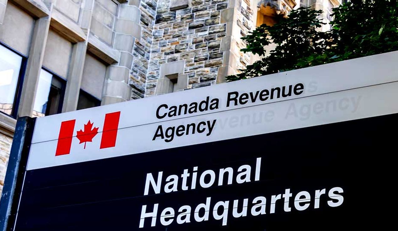 Canada Revenue Agency National Headquarters building in Ottawa, ON