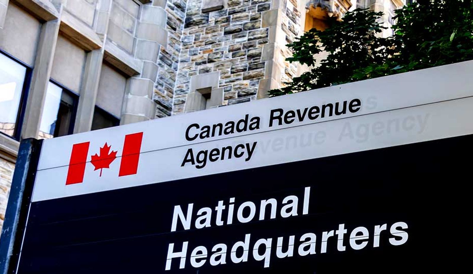 Canada Revenue Agency National Headquarters building in Ottawa, ON