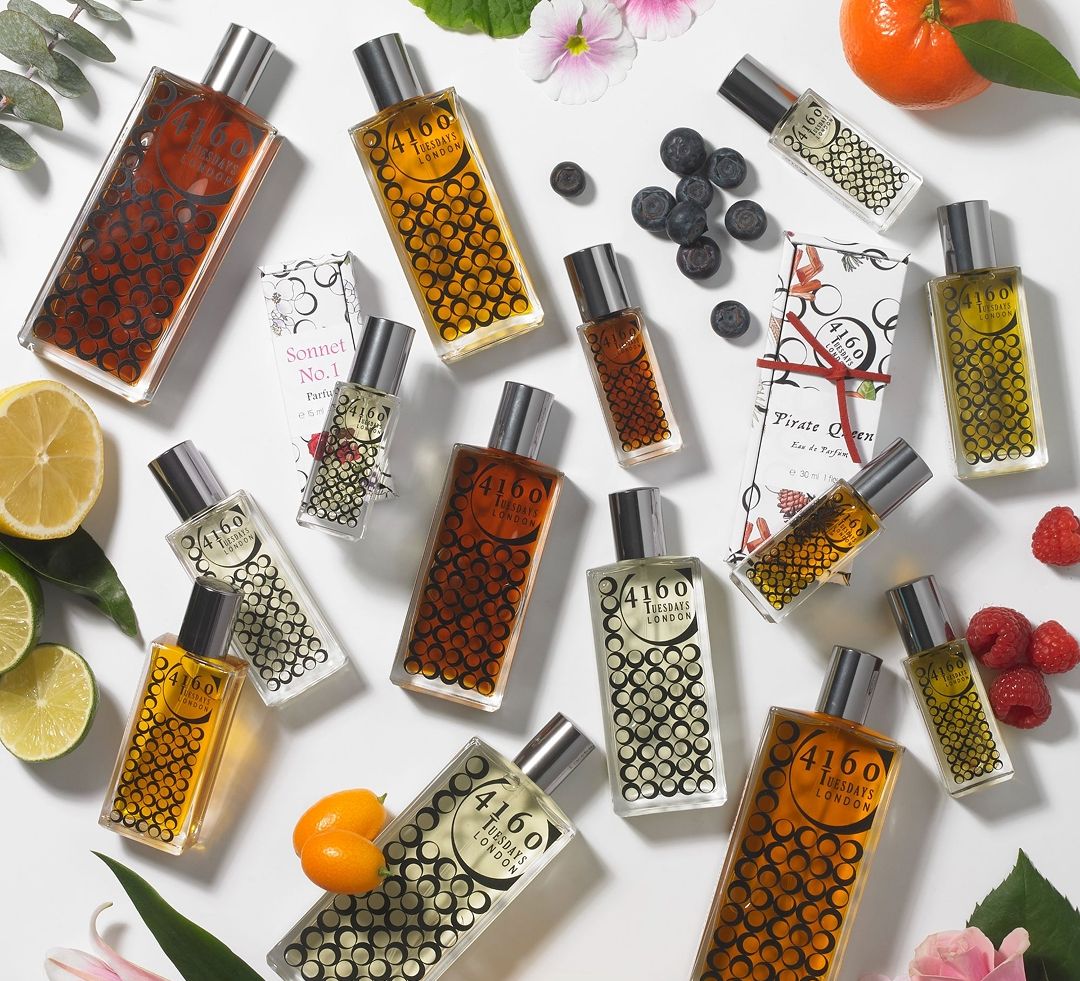4160 Tuesdays, with her beautiful perfume bottles– exhibitor at Polaris Olfactive Week
