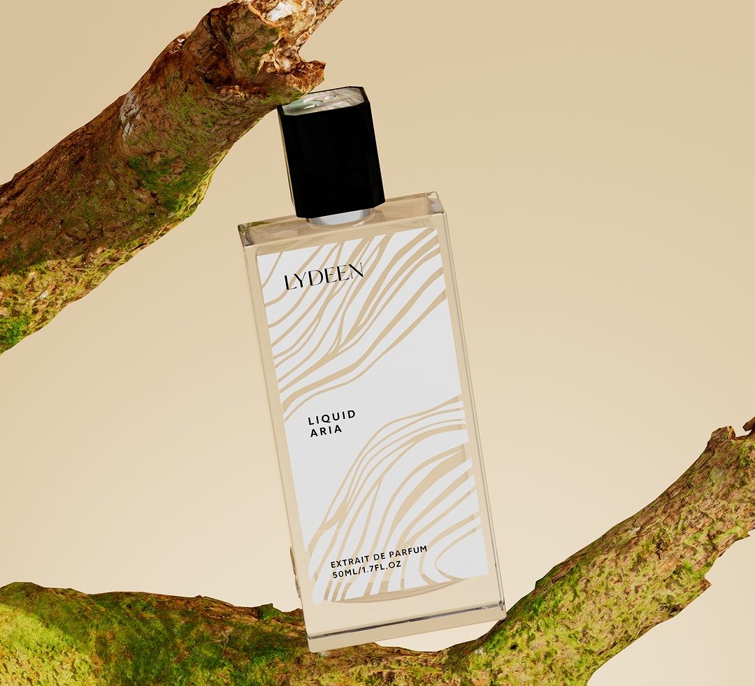 Lydeen Parfums with their beautiful "Liquid Aria" at display-  exhibitor at Polaris Olfactive Week