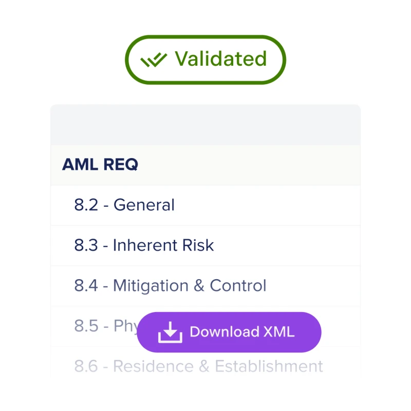AML REQ Validated