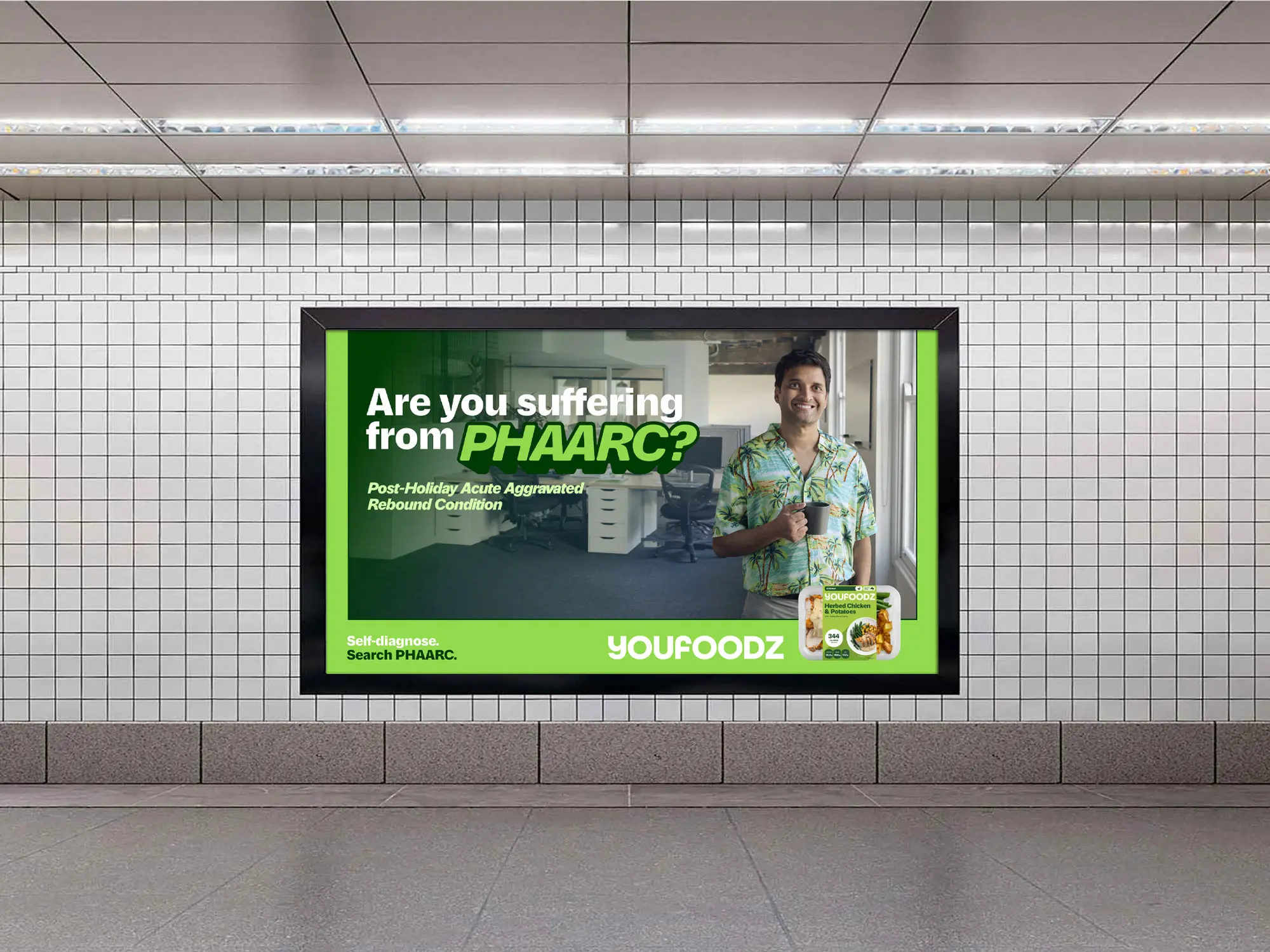 Youfoodz PHAARC campaign OOH