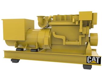 CAT C18 - Auxiliary genset - 565 eKW 1800 RPM