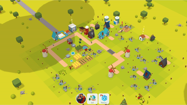 3D farming experience in Town Star