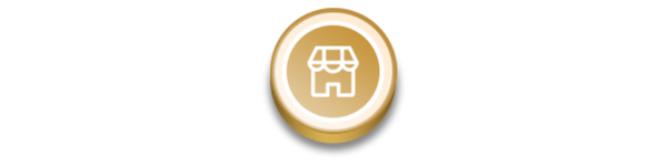 The Town Star shop icon is used in-game to view your building menus.