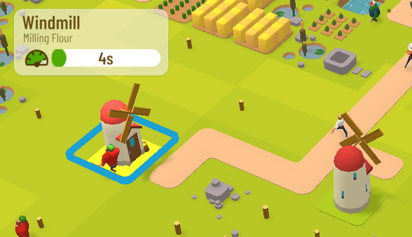 Win block must be considered when placing Town Star Windmills
