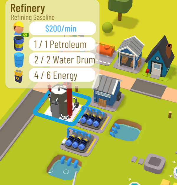 A Town Star passive water Refinery system in progress