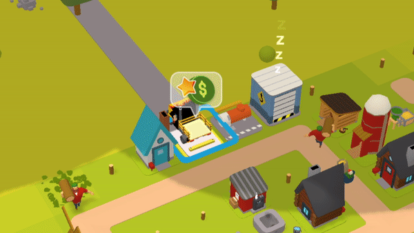 Selling goods in Town Star is incredibly satisfying!