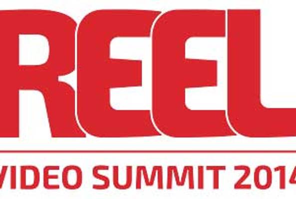REEL Video Summit 2014 logo in bold red text with an underline beneath the title