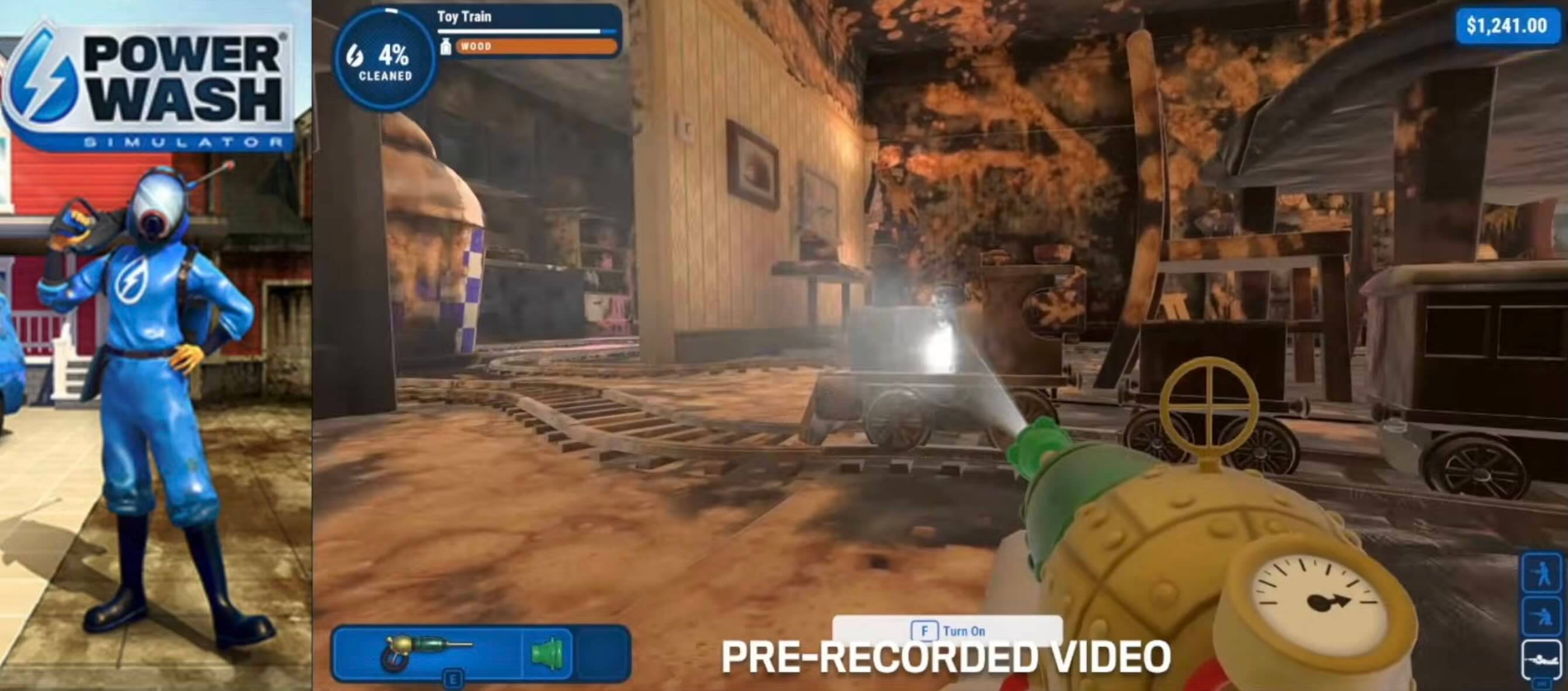 PowerWash simulator gameplay